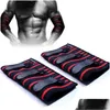 Elbow Knee Pads Adjustable Sleeve Brace Compression Support For Weightlifting Bodybuilding Bench Press Pad Protector 1 Pair Drop Deliv Dh7M9