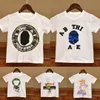 diseñador de ropa para niños simios camisetas de niño niños pequeños de camuflaje bebé niña niño camisetas casuales camisetas de mono de moda polo para bebés jóvenes top de manga corta con estampado de tiburones para niños