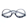 Gafas de sol 1.00- 4.0 Diopt Mujer Cuidado de la visión Maquillaje giratorio Gafas de lectura Anteojos plegables Lupa Cosmética