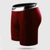 Мужские шорты в сетку, длинные мужские супер большие размеры 7XL 8XL, мужское нижнее белье для бокса, удобный цвет, хлопок, синий, красный, новый вариант J240328