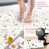 Films Wall Sticker Thick Self Adhesive Floor Stickers Vintage Terrazzo Tile Bathroom Ground Waterproof Wallpapers PP Bedroom Wholesale