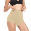 Damenhöschen, einfarbig, sexy Flachwinkel-Unterhose für Frauen, Slim-Fit, Damen-Shapewear, Spitze, hohe Taille, BuLifter-Modellierungsstrumpfhose