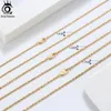 ORSA JEWELS 18K Gold over 925 Sterling Silver 17mm DiamondCut Rope Chain Necklace for Man Woman Twist SC29 240328