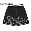 Jia Morant Upper Body Ss Mesh Fabric Basketball Pants Loose and Comfortable Casual Shorts Rhude