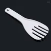 Spoons White Rice Paddle Plastic Meal Spoon Non Stick Kitchen Gadgets Hand Roll Shovel Supplies