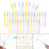 هدية التفاف 36x Mini Heart Bubble Wands تبادل الفصل الدراسي للمدرسة المحمولة للطلاب زملاء العمل في مرحلة ما قبل المدرسة.