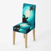 椅子はキッチンのホームカバーチェアのノルディック調整可能なダイニングエラスティックファブリックウェディングのための椅子