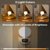 Night Lights Long-lasting Adult Light Remote Control Led With Clock Flicker-free Eye Protection Dimmable 3 For Bedroom
