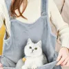 Kedi Taşıyıcılar Taşıyıcı Önlük Poşeti Yapışmaz Saç Pet Sling Eller Ücretsiz Küçük Köpek Nefes Alabilir Ön Çanta