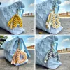 Chaveiros Handmade Tricô Margarida Flor Carta para Mulheres Menina Crocheted Chaveiro Pingentes Chaveiros Anéis Saco Presente