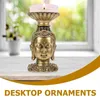 Candle Holders Candlestick Lamp Base Resin Craft Menorah Southeast Asia Buddha Figurine Stand Crafts