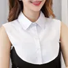 1PC Women Cott Fake Collar Decorati Blus Löstagbar skjorta krage Tröja Falsk krage LAPEL TOP Women Apparel Accores S714#