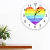 Wall Clocks Lgbt Pride Love Clock Modern Design Living Room Decoration Kitchen Mute Watch Home Interior Decor