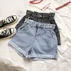 Smlinan Fi Hoge Taille Vintage Denim Shorts Vrouwen Plus Size Casual Harajuku Curling Jeans Mini Korte Vrouwelijke Zomer Hotpants 03wM #