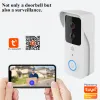 Cajas Tuya Smart Home Wifi Video Timbre Cámara 1080p HD Timbre inalámbrico al aire libre con batería Protección de seguridad IP65 a prueba de agua