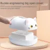 Holders Tissue Box Cute Cat Tissue Box Napkin Storage Box Nordic Style Home Decoration MultiFunctional Facial Tissue Dispenser Holder