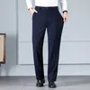 Costumes pour hommes taille haute pantalon ample affaires droite tout assorti mode qualité moyen-âge loisirs formel