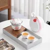 Teaware Sets Light Luxury Year Portable Tea Cup Household Kitchen Cartoon Cute Travel Set Outdoor Camping Creative Glass Quick