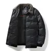 5XL Parkas Hommes Chaud Épais Vestes En Peluche Hommes Lâche Col Montant Vestes Coupe-Vent Pour Hommes Busin Casual Manteau D'hiver Mâle U8X0 #