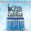 Party Supplies Personalized Graduation Cake Topper Custom Name Years Class Of 2024 For Boys Decoration