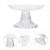 Dinnerware Sets Glass Cake Display Stand Tray: Footed Plate Server Party Serving Tray Cheese Platter Cupcake Dessert Fruit