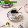 Tazze Piattini KAWASIMAYA Set di tazze e piattini di lusso leggero di alta qualità per caffè di alto valore Tè pomeridiano squisito di fascia alta