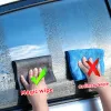 より厚い魔法の掃除布なし透かしなし痕跡なしぼろきれマイクロファイバーウォッシュ再利用可能な乾燥拭き取り窓ガラスキッチンタオル