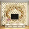 Fonds d'écran Milofi Golden Rose Luxury Soft Package TV Canapé Fond Peinture murale