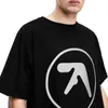 男性女性aphexツインTシャツ夏純粋なコットクールクールなショートスリーブカジュアルfi oネックTシャツ大規模なTシャツf11d＃