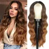 Pelucas de cabello humano con frente de encaje rizado de densidad 150 13 X 4 HD Onda del cuerpo Rubio miel Suelta Onda profunda Sin cola Peluca sintética de color Peluca resaltada prearrancada Cabello humano