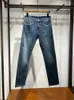 Мужские джинсы 2024, итальянский бренд BC, весна/лето, вышитый логотип, синий, простой, модный, повседневный, прямые брюки