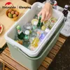 NatureHike Isolation Portable Outdoor Camping Car Ice Bucket, Fishing Keep Cold and Fresh Box, 13L/24L/33L