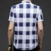 2022 marca xadrez mens camisas para homens roupas fi verão camisa de manga curta luxo dr roupas casuais 0310 d4Wo #