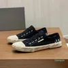 Buty sneakerowe o niskiej topu zniszczone bawełniane trenery gumowe samotne mieszkania Graffiti wydrukowane na płótnie skórzane deskorolki spacery EU38-45