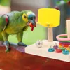 Andere vogelbenodigdheden speelgoed hout papegaai knabbelende houten bijten bijtende speelkooi basketbal