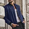 2023 Autumn and Winter Suede Stand-Up Collar Men's Butt-Down Cardigan Jacket Cross-Border Casual Trendy American-Style Jacket I2B8#