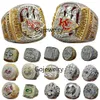 تصميم بطولة Super Bowl Ring Luxury 14k Gold KC Team Rings for Men Women Diamond Sport Jewelrys