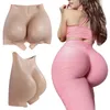 Silicone sexy falso bundas grandes e quadris shapewear nádegas realistas aprimoram calcinha acolchoada para mulher booty completo cosplay 240318