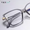 Okulary przeciwsłoneczne Vicky prosty design Modna duża rama lekkie okulary przeciwblaskie Kobiety do czytania konfigurowalna recepta PFD2208