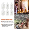 Vases 6 Pcs Easter Holy Water Bottle Empty Bottles Spray Gold Cross Refillable Plastic Holiday