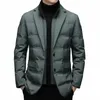 Top Grade Man Kurtka 2023 NOWOŚĆ MĘŻCZYZN MĘŻCZYZN BUSIN Casual Classic ROUR CARBLER 90% Gery Duck Down Płaszcz Keep Warm Parkas x6cz#