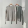 Oversized trui dames koude truien voor de winter dames 100% kasjmier trui mode 2023 trui met lange mouwen en ronde hals