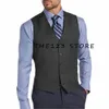 Masculino cor sólida casual colete elegante homem colete terno masculino formal homem ambo busin ternos para homens coletes para mulheres wang steampunk p5XI #