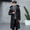 hooded Lg Winter Duck Down Parkas Men Casual Clothing Outwear Down Jackets Male Thick Down Coat Fi Puffer Jacket JK-624 G0VJ#