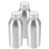 Lagringsflaskor 3 Set Aluminium Bottle Shampoo Dispenser med skruvlockar på flaska Parfym tom