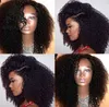 545039039 Silk Top Full Lace Wigs Glueless Kinky Curly Cabelo Humano Mongol Peruca Dianteira Do Laço Cabelo Virgem Com Base De Seda Baby8369223