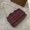 Echt lederen spiegelkwaliteit Crossbody tas voor mode dames handtas metallic schoudertas sluit sluiting bovenste kwaliteit klep zak met volledig pakket