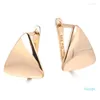 2022 NYA Fashion Hoop Earrings Women's Gold Geometric Triangle Fashion Korean Party Jewelry Top Quality277Z