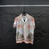 Fashion Designer Hawaii Beach Casual Shirt Set Summer Men's Business Shirt Short Sleeve Top Loose Shirt Asian size M-XXXL Z96