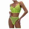 Koltailace Spitze Dessous Sexy Unterwäsche Solide Seaml Set Frau 2-teilig Durchsichtig BH Und Panty Set Intime Bilizna Kostüm q6TK #